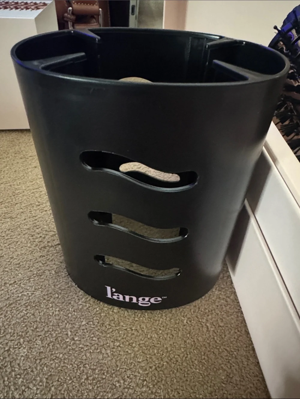 Lange 2-in-1 Titanium Brush Dryer in Blush Pink